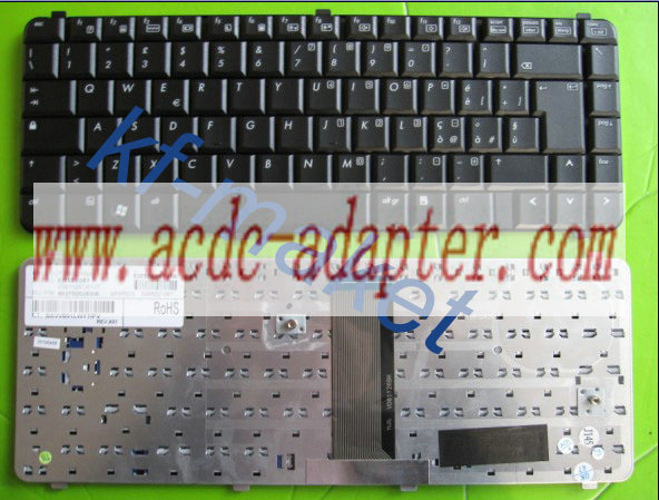 NEW HP Compaq 6530B 6535B Russian Keyboard Black 468775-251 6037 - Click Image to Close